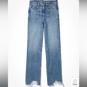 AE Dreamy Drape Super High-Waisted Baggy Wide-Leg Jean